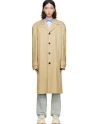 Wooyoungmi Beige Single Trench Coat 918e