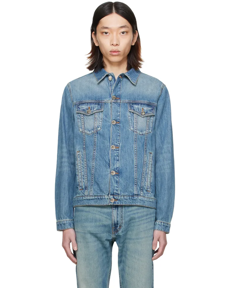 Études Studio Blue Kentucky Denim Jacket Stone