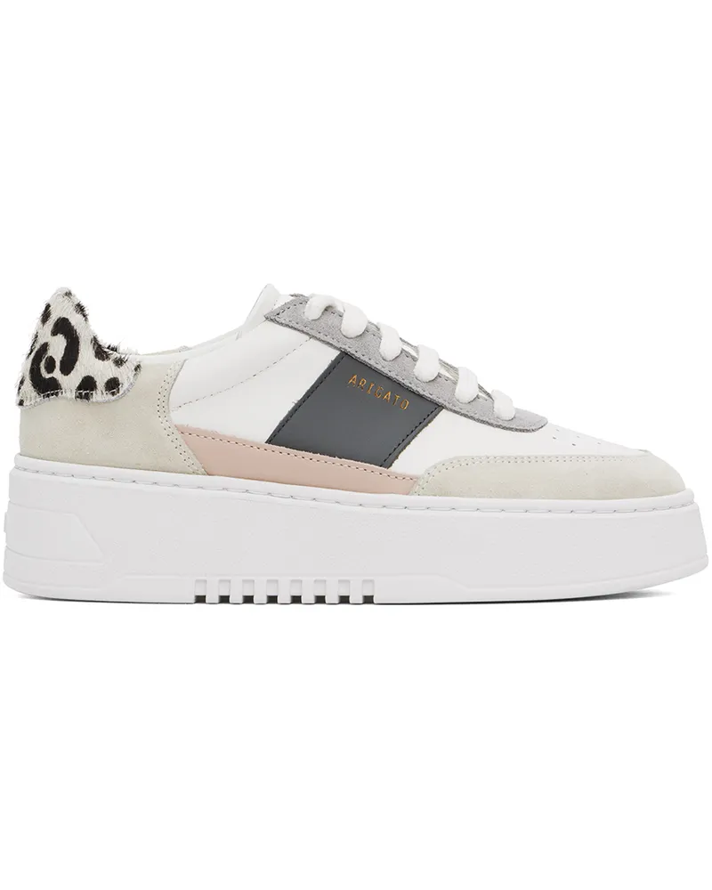 Axel Arigato White & Gray Orbit Vintage Sneakers Cremino