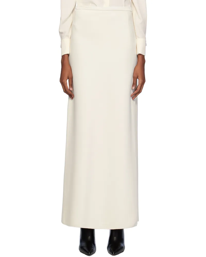 Max Mara Off-White Clavier Maxi Skirt 2