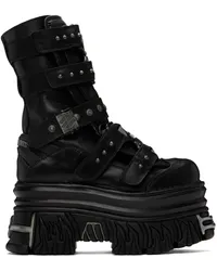 VETEMENTS Black New Rock Edition Gamer Boots Black