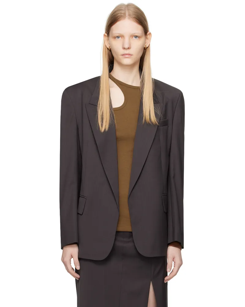 LOW CLASSIC Gray New Classic Blazer Brown