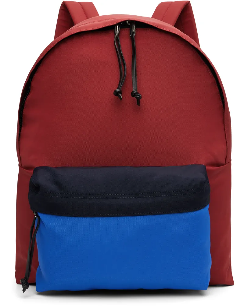 AURALEE Red & Blue AETA Edition Backpack Red