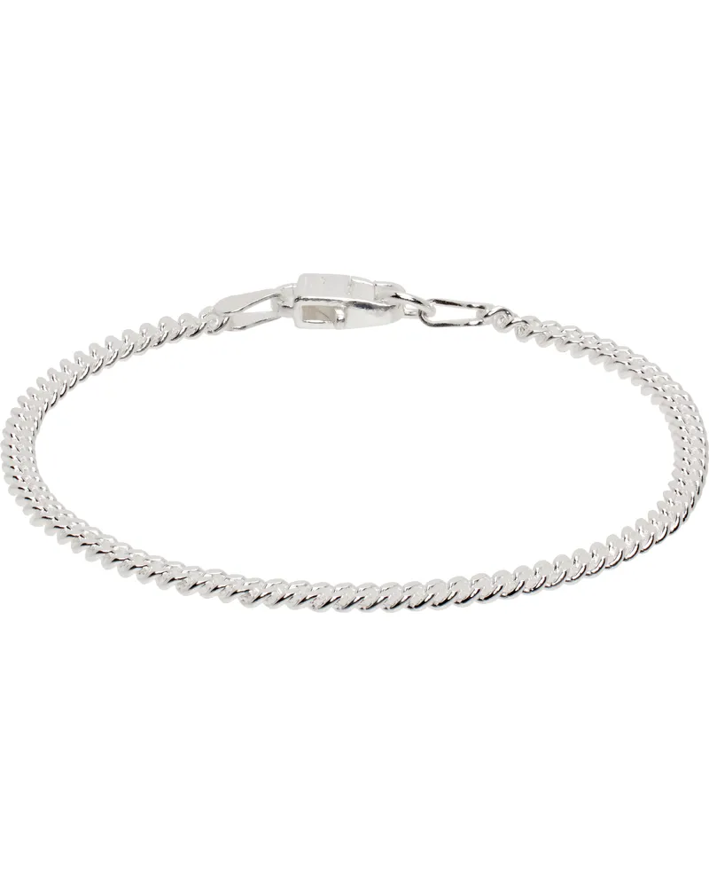 Hatton Labs Silver Classic Cuban S Bracelet Silver