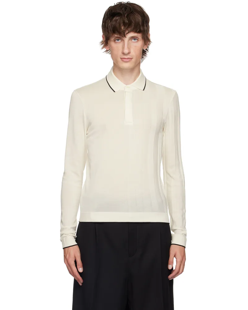 Jacquemus Off-White 'Le polo Tricot' Polo 110