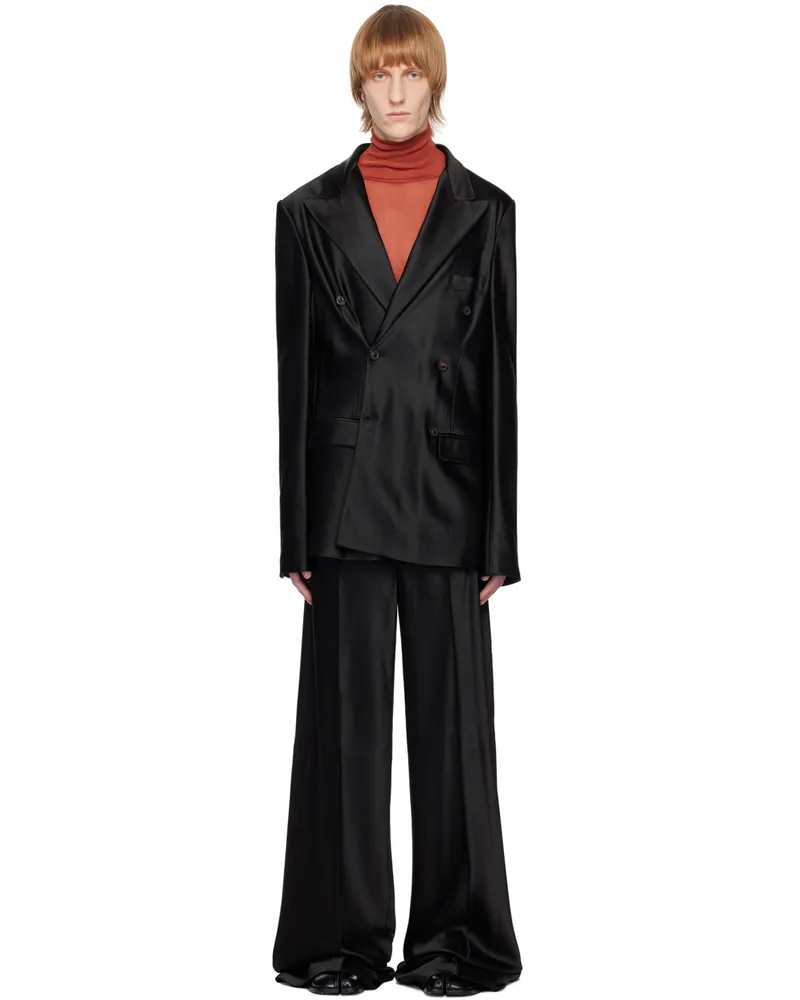 Maison Margiela Black Mikado Suit 900