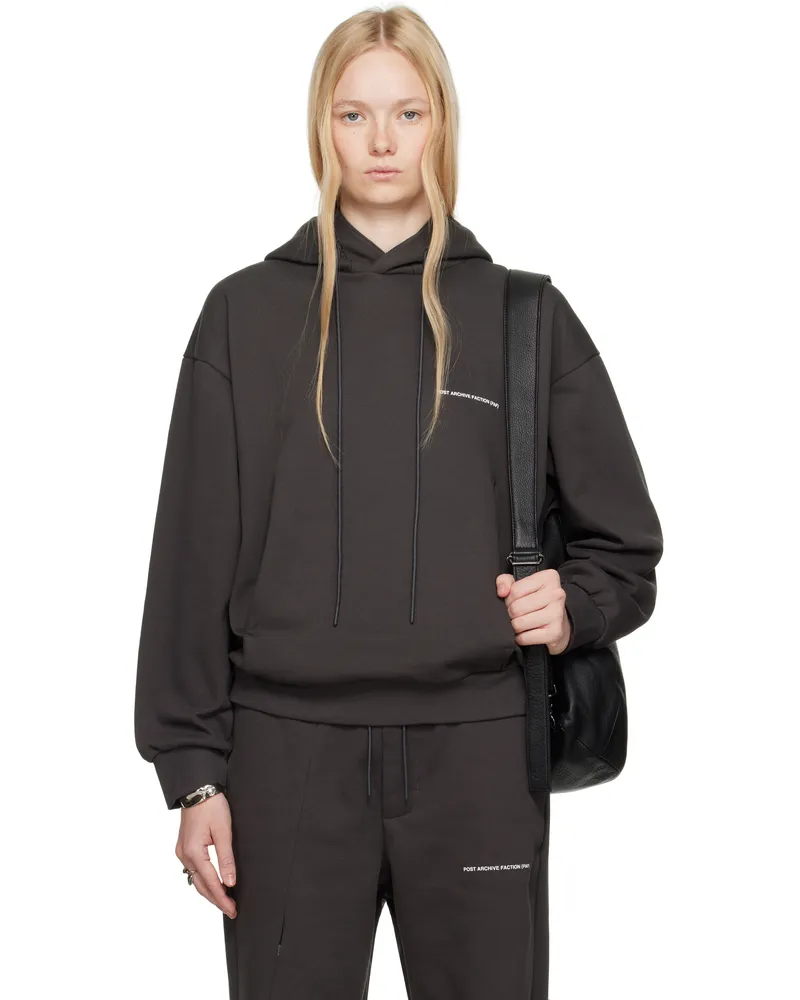 Post Archive Faction Gray 8.0 Right Hoodie Gry