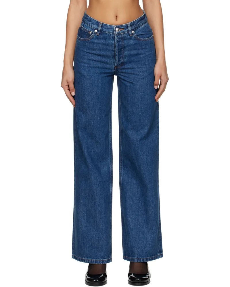 A.P.C. Blue Elisabeth Jeans Ial