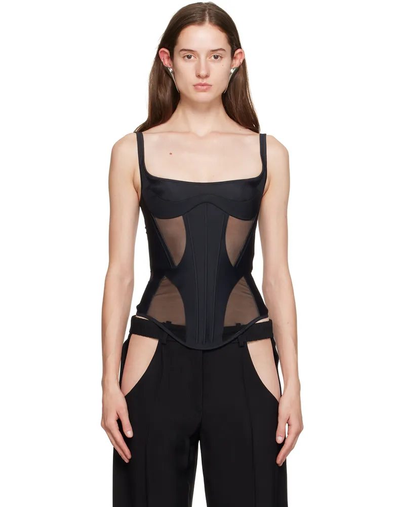 Thierry Mugler Black Illusion Tank Top 1999