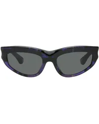 Burberry Purple Check Cat-Eye Sunglasses Check