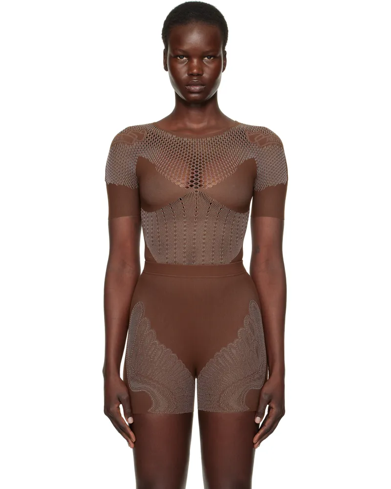 Poster Girl Brown Vivian Bodysuit Old