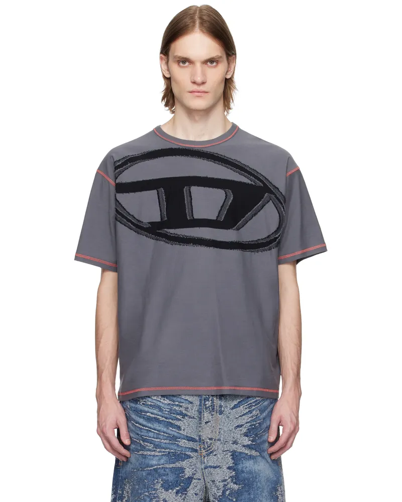 Diesel Gray T-Doxt T-shirt 9dv