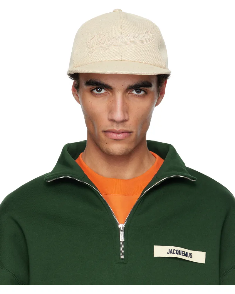 Jacquemus Off-White 'The Baseball' Cap 110