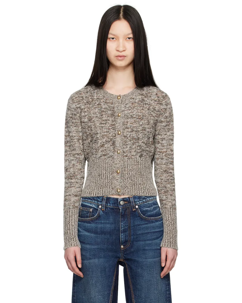 Stella McCartney Beige Crewneck Cardigan 8490