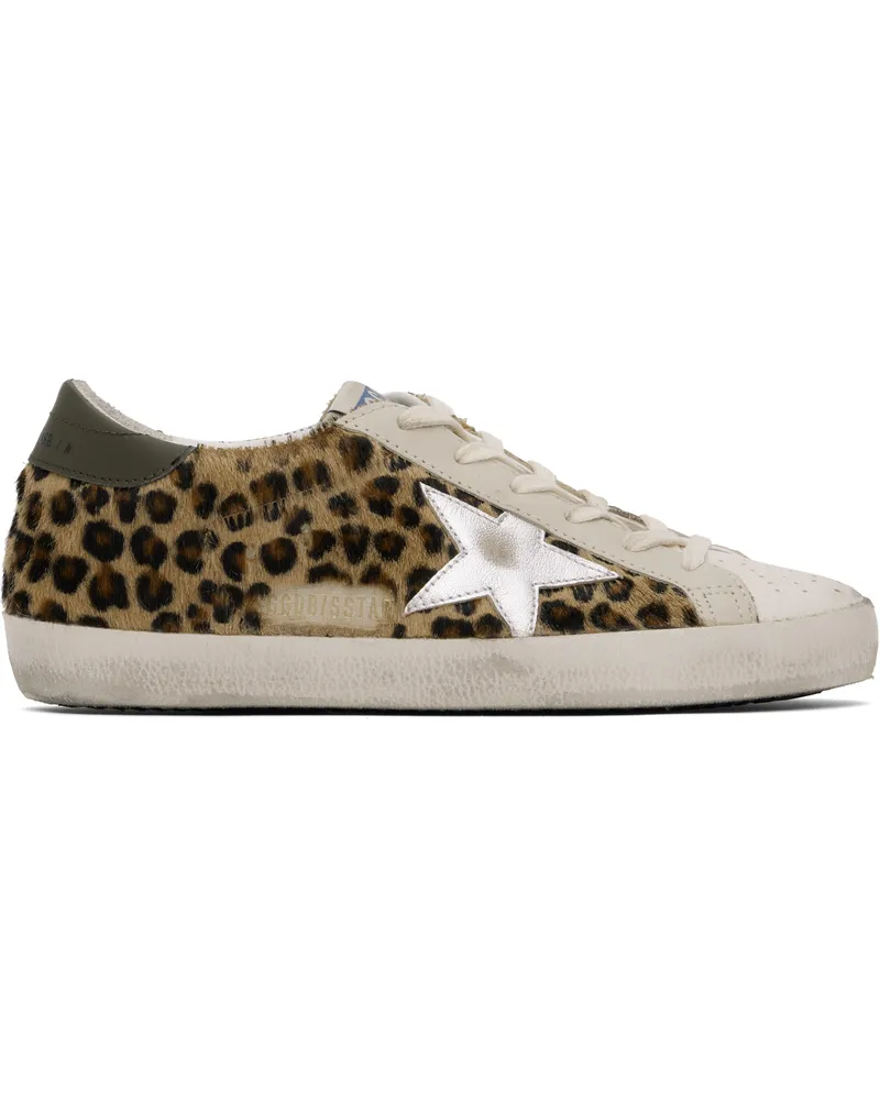 Golden Goose Tan Super-Star Classic Sneakers 82703