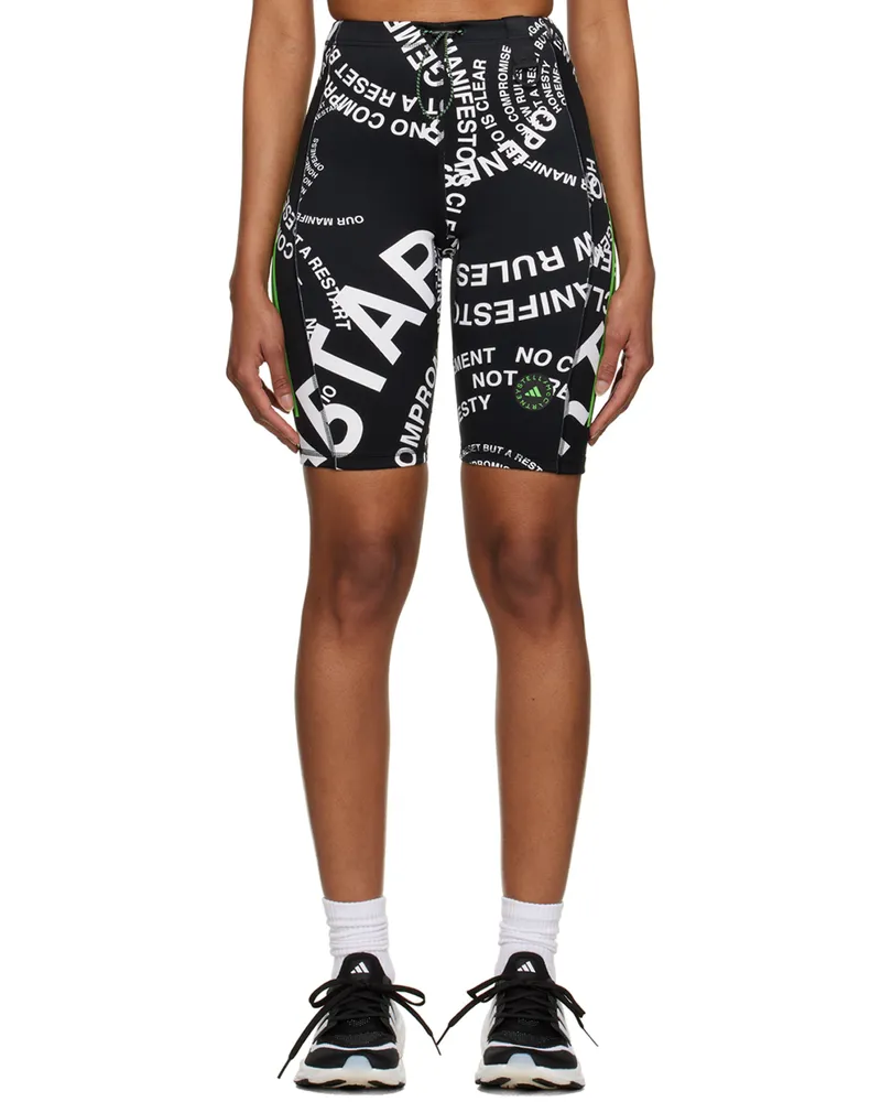 adidas Black TrueCasuals Shorts White