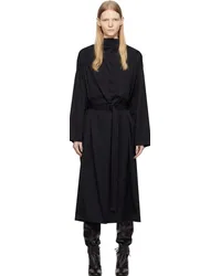 Christophe Lemaire Black Housse Midi Dress Bkblack