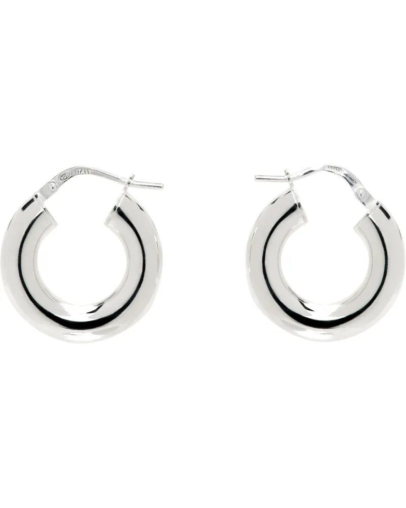 Sophie Buhai Silver Tiny Everyday Hoop Earrings Sterling