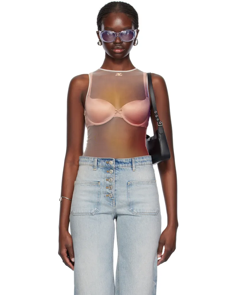 Courrèges Beige Aura Bodysuit 1024