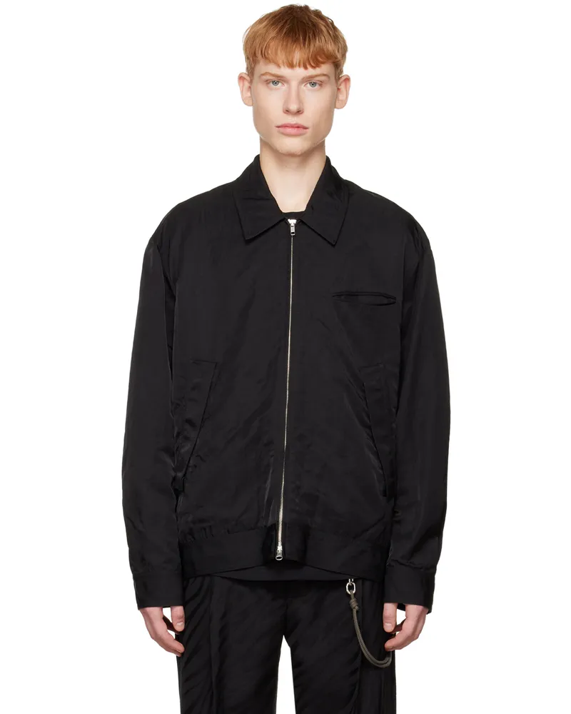 Song For The Mute Black Iridescent Jacket Black