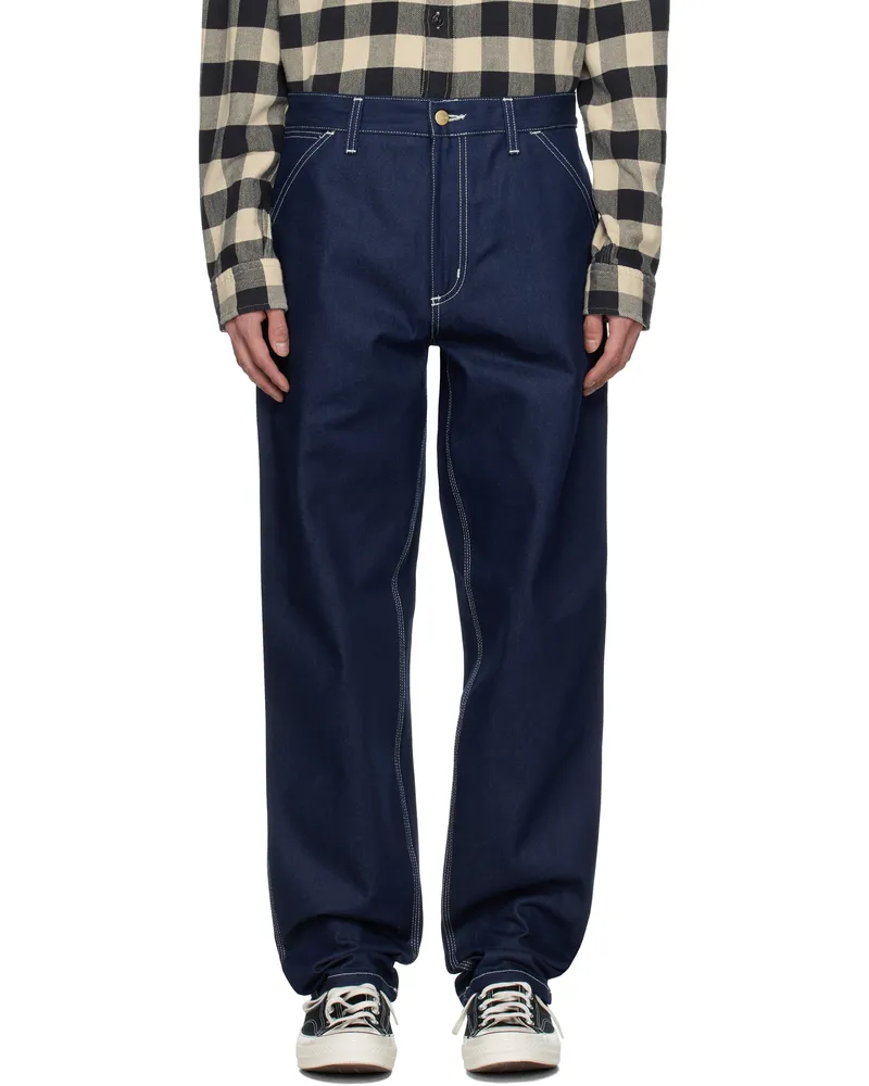 Carhartt WIP Blue Simple Jeans 0101