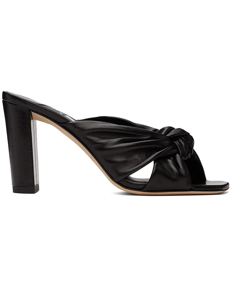 Jimmy Choo Black Avenue 85 Mules Black