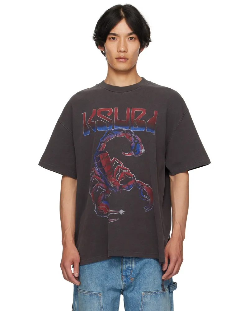 ksubi Black Venom Ekcess S/S T-shirt Black001