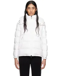 Moncler White Maire Short Down Jacket Bright