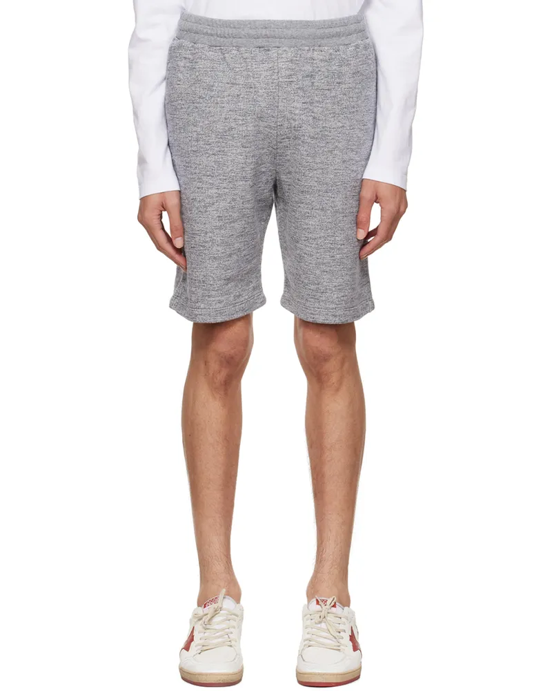 Golden Goose Gray Graphic Shorts 60311