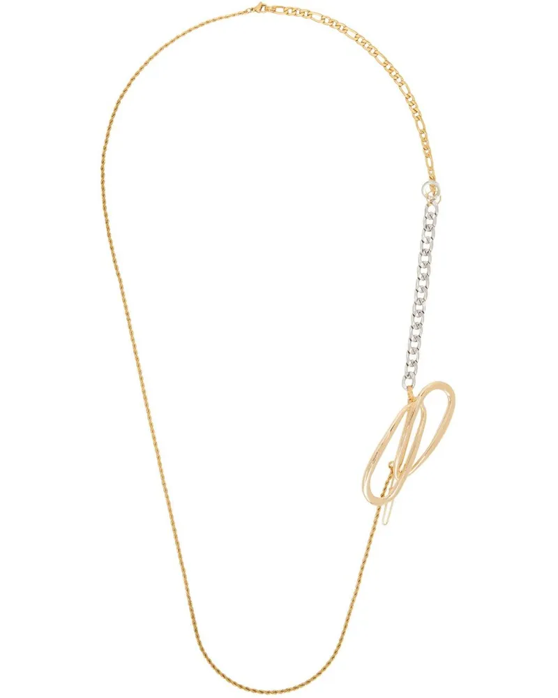BLESS Silver & Gold Materialmix Necklace Hairpin