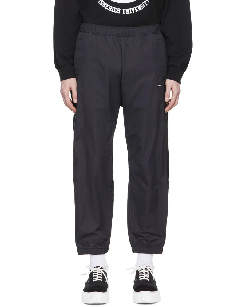 Undercover Black Nylon Lounge Pants Black