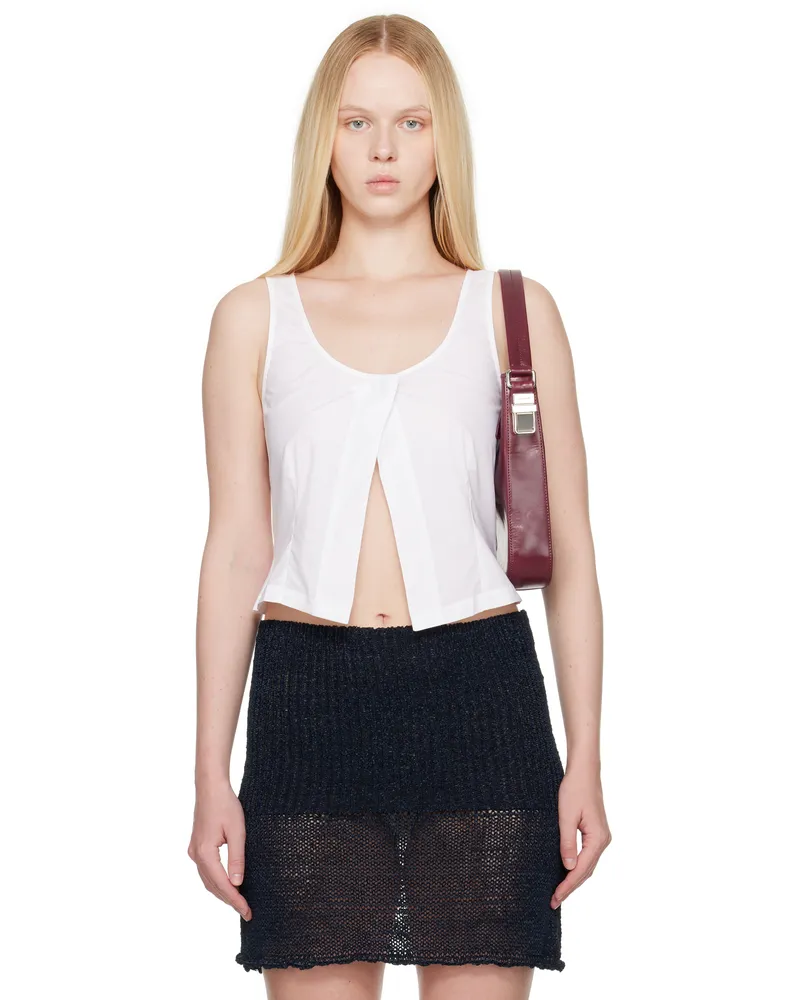 Paloma Wool White Pinsa Top 0