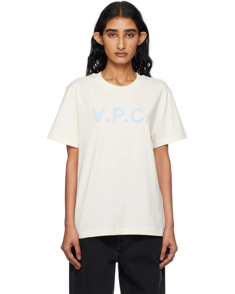 A.P.C. Off-White Standard Grand VPC T-shirt Ecru