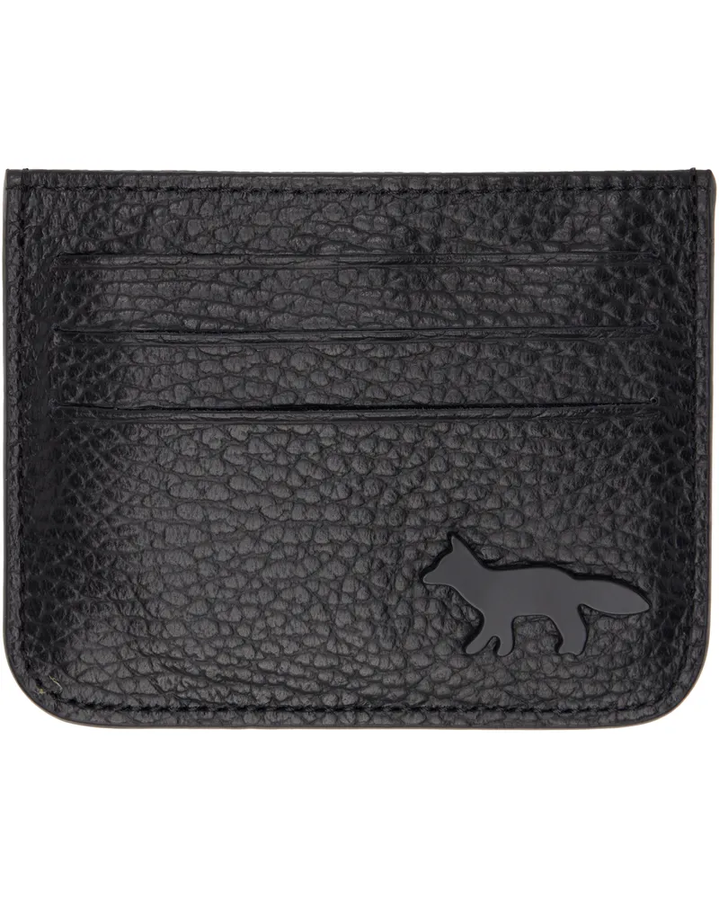 Kitsuné Black Profile Fox Card Holder P199