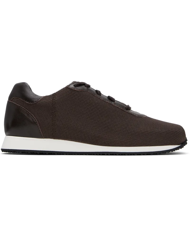 Our Legacy Brown Blunt Runner Sneakers Umber