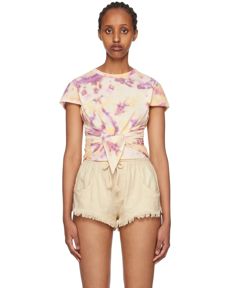 Étoile Isabel Marant Yellow & Purple Zodya T-Shirt 10yw