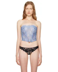 Fleur Du Mal Blue Whitney Corset Horizon