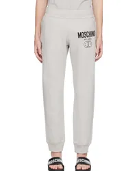 Moschino Gray Printed Lounge Pants Jfantasy