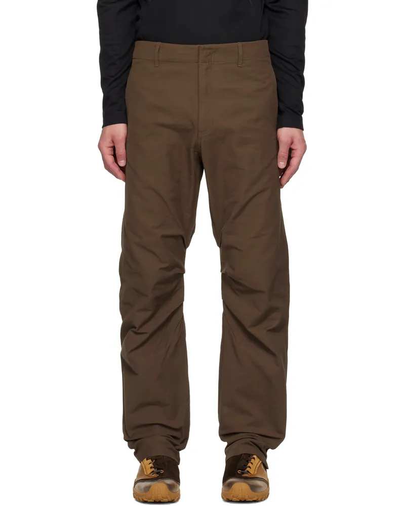 Post Archive Faction Brown 7.0 Right Trousers Brown