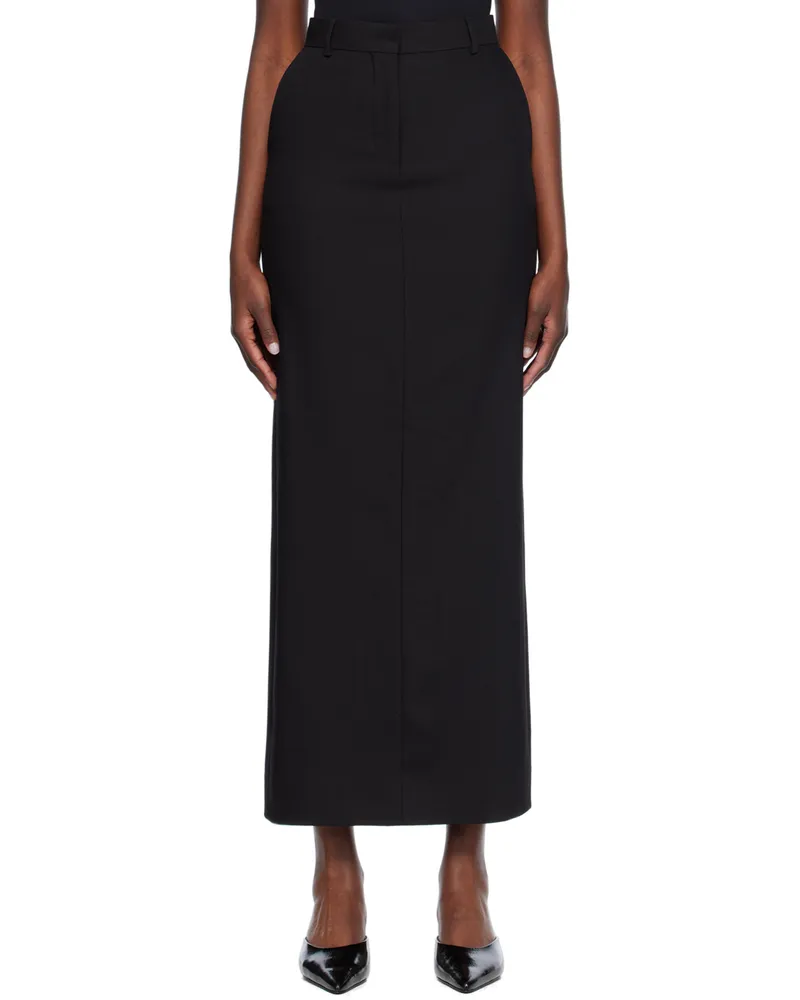 Teurn Studios Black Tot Maxi Skirt Black