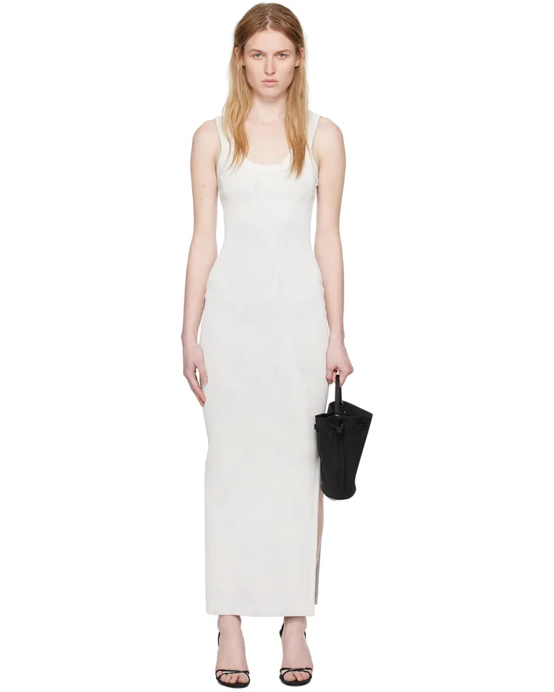 Alexander Wang Gray Embossed Dress 132a