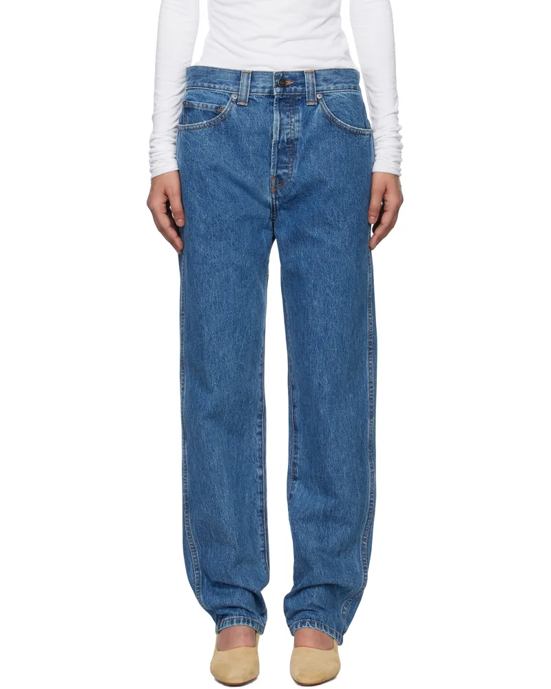 KHAITE Blue Corben Jeans 009