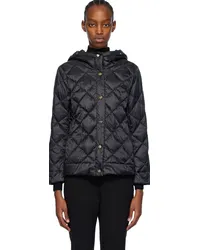 Max Mara Black Risoft Reversible Down Jacket Black