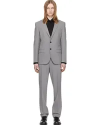 HUGO BOSS Gray Slim-Fit Suit 055-light