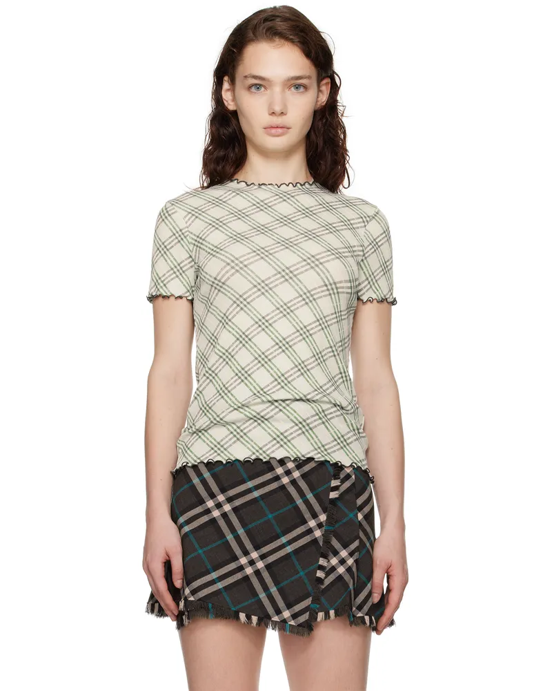 Burberry Green Check T-shirt Breeze