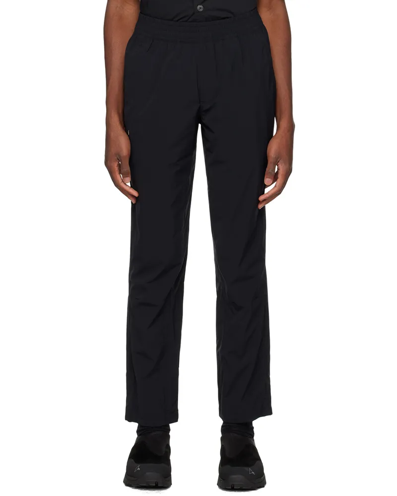 TRUE TRIBE Black Casual Steve Track Pants Cosmic