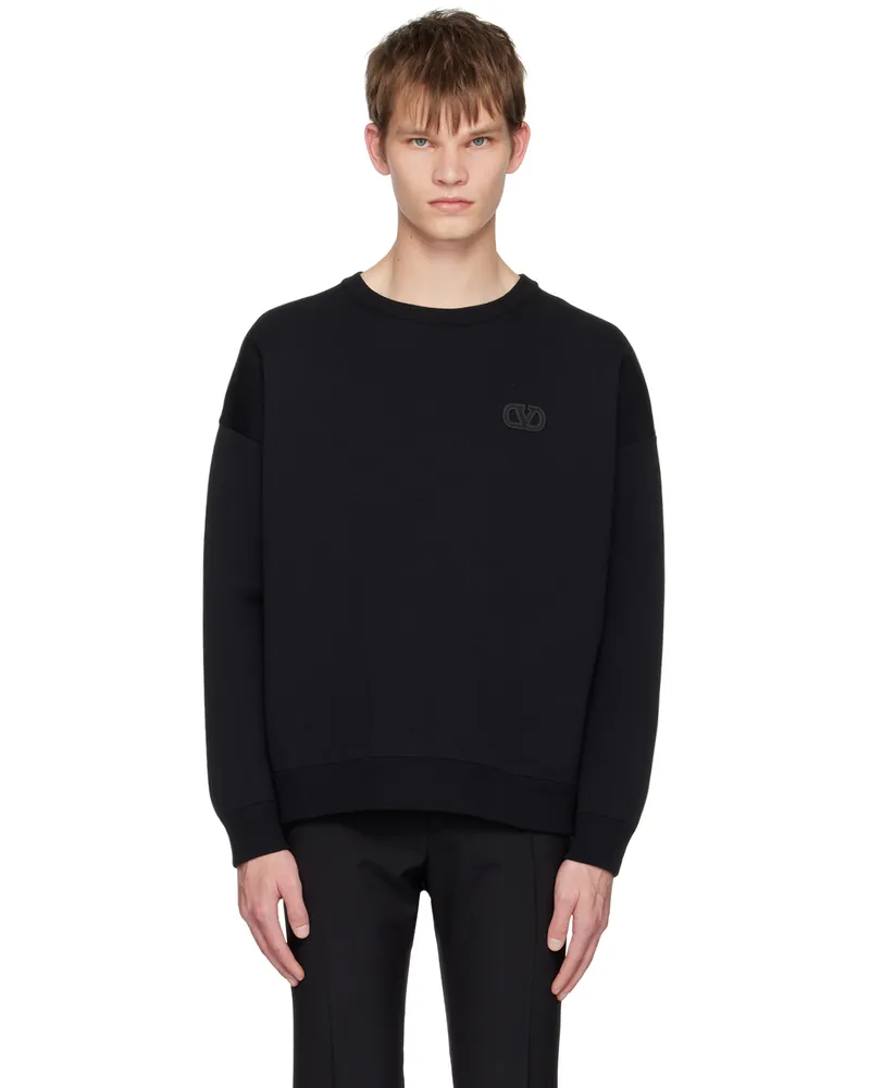 Valentino Garavani Black VLogo Sweatshirt 0no