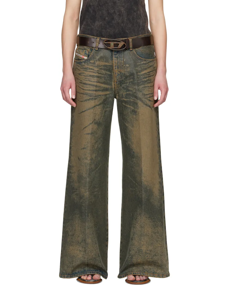 Diesel SSENSE Exclusive Brown Jeans 01