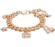 Rose Gold 'The Mini Icon Charm' Bracelet