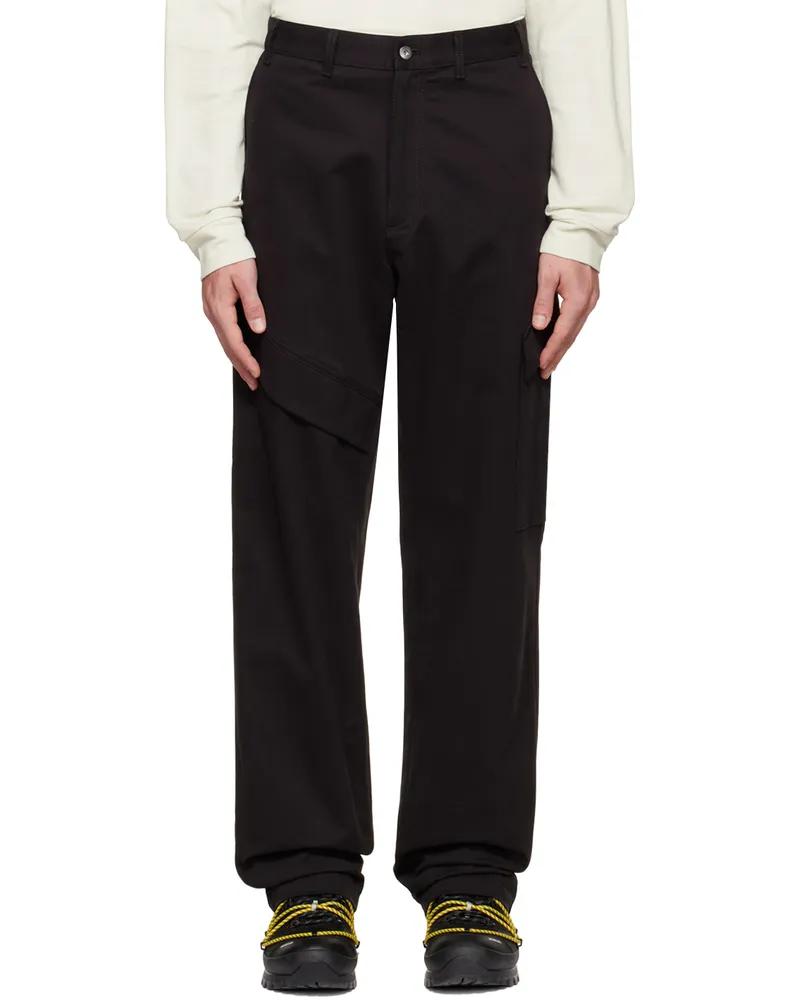 Moncler Black Cargo Trousers 999